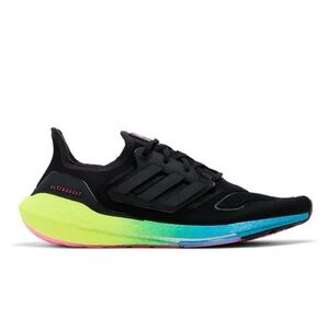 Men’s Adidas Ultraboost 22 Black with Neon Accents